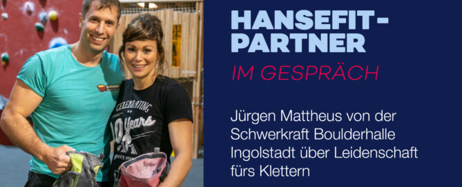 Jürgen Matteus vom Schwerkraft Boulderhalle Ingolstadt im Gespräch