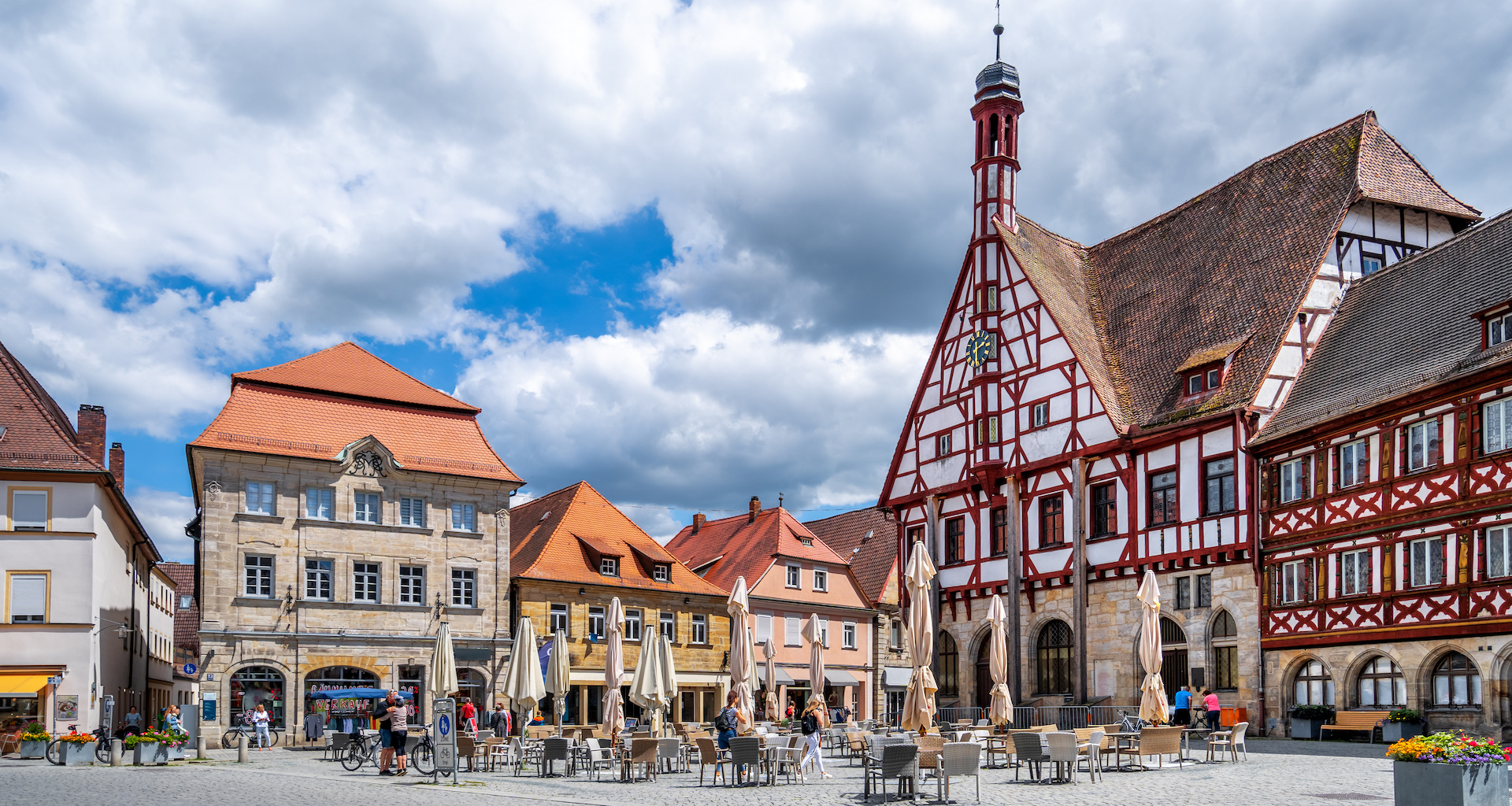 Rathaus, Forchheim in Bayern, Deutschland