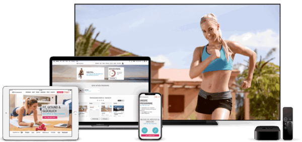 fitnessraum-devices-startseite Eine Abbildung verschiedener fitnessraum.de Startbildschirme