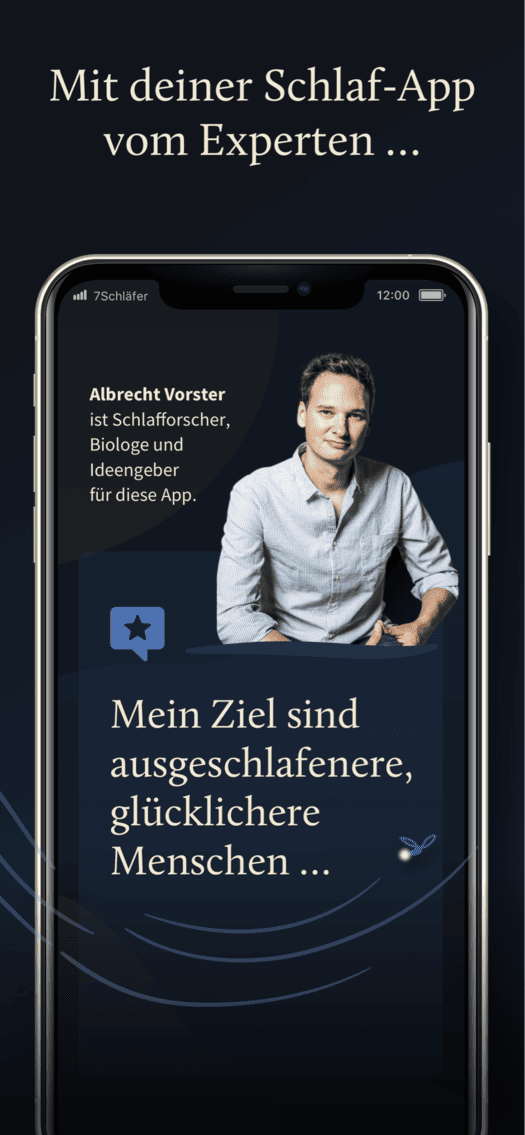 Mit deiner Schlaf-App vom Experten...