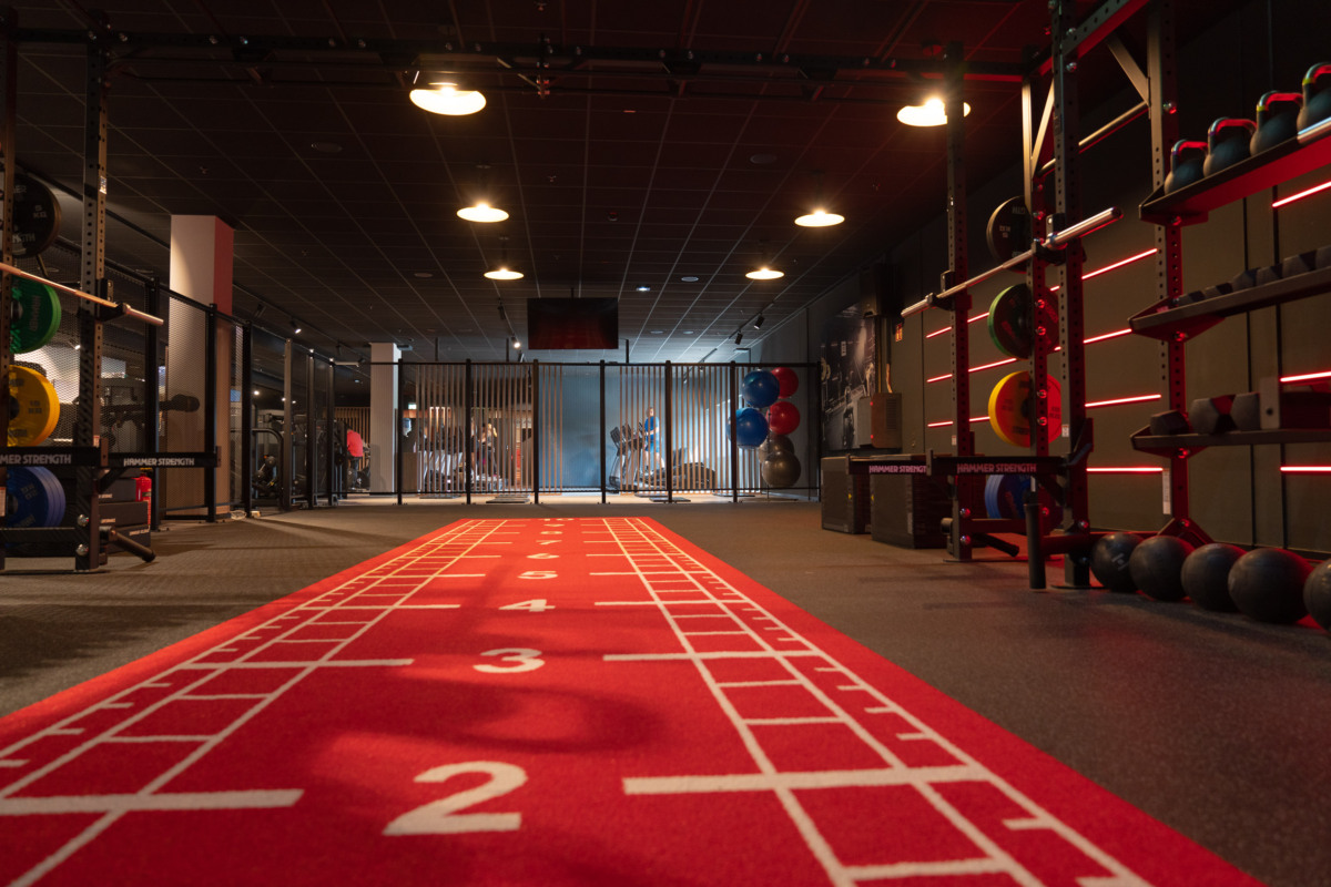 Clever fit Innenraum in Hannover Langenhagen Der Trainingsbereich vom Clever fit in Hannover Langenhagen
