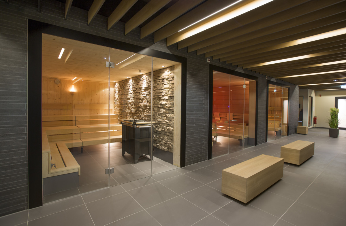 Fit/One Studio Würzburg Sauna Innenraum