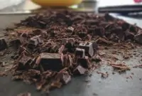 Schokolade gesplittert Schokolade