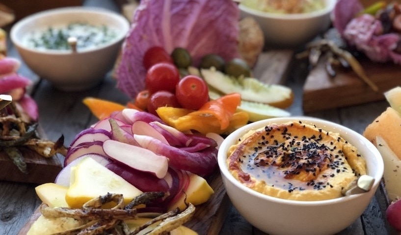 Essen auf einem Tisch Essen