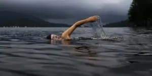 Schwimmen im See