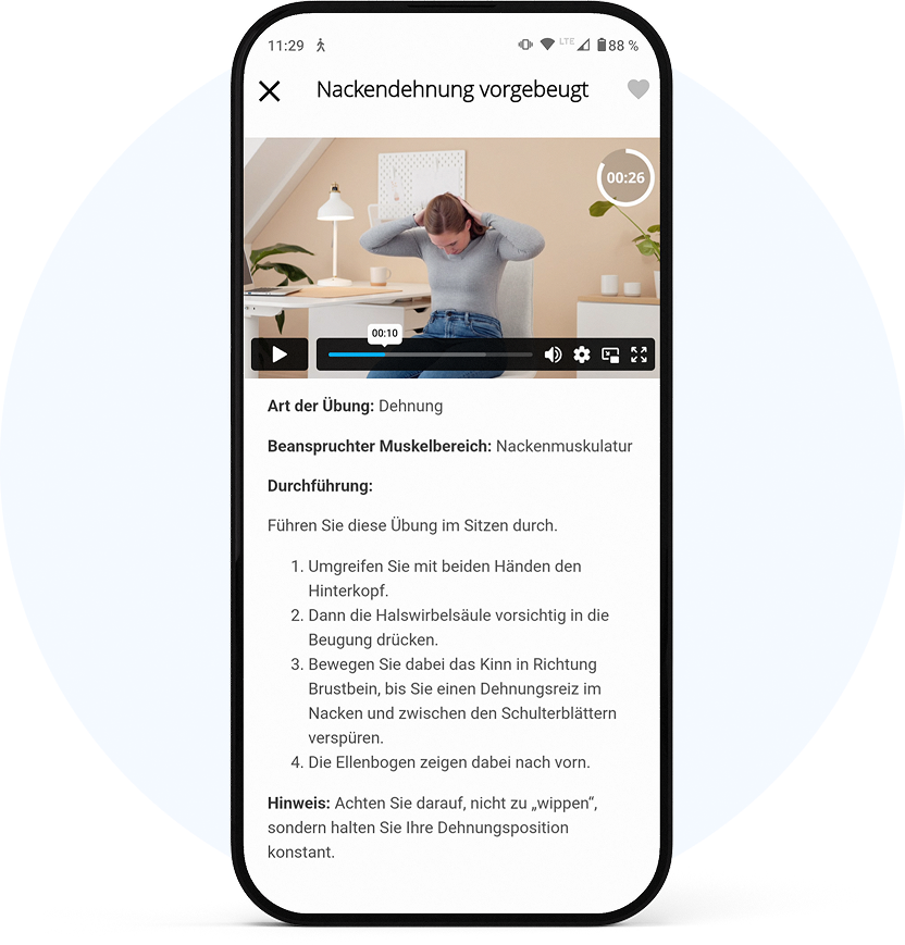 Mockup der fitbase App auf einem Smartphone