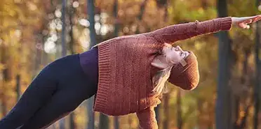 Pilates im Wald