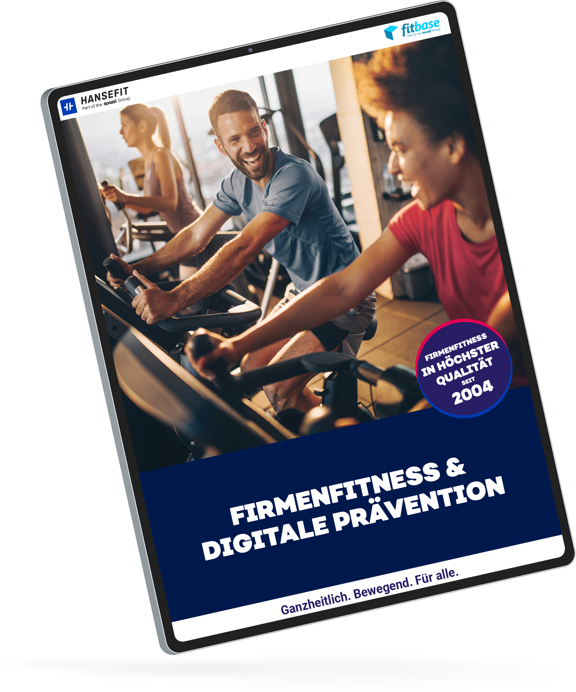 Mockup vom Hansefit-Booklet