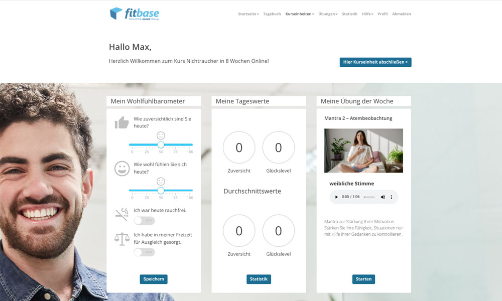 Dashboard Nichtraucher Online