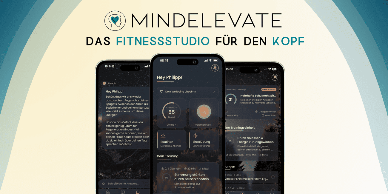 mind-elevate Vorstellung der Mind Elevate App